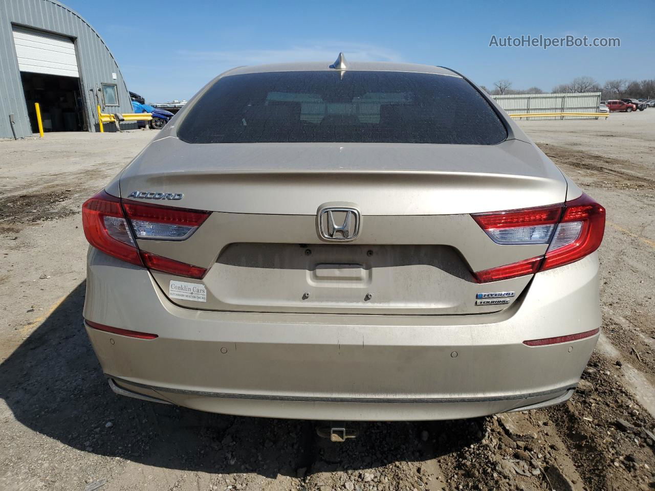 2019 Honda Accord Touring Hybrid Золотой vin: 1HGCV3F95KA008468