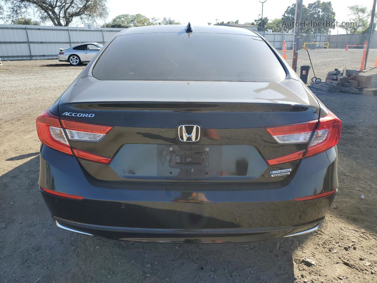 2018 Honda Accord Touring Hybrid Black vin: 1HGCV3F96JA000281