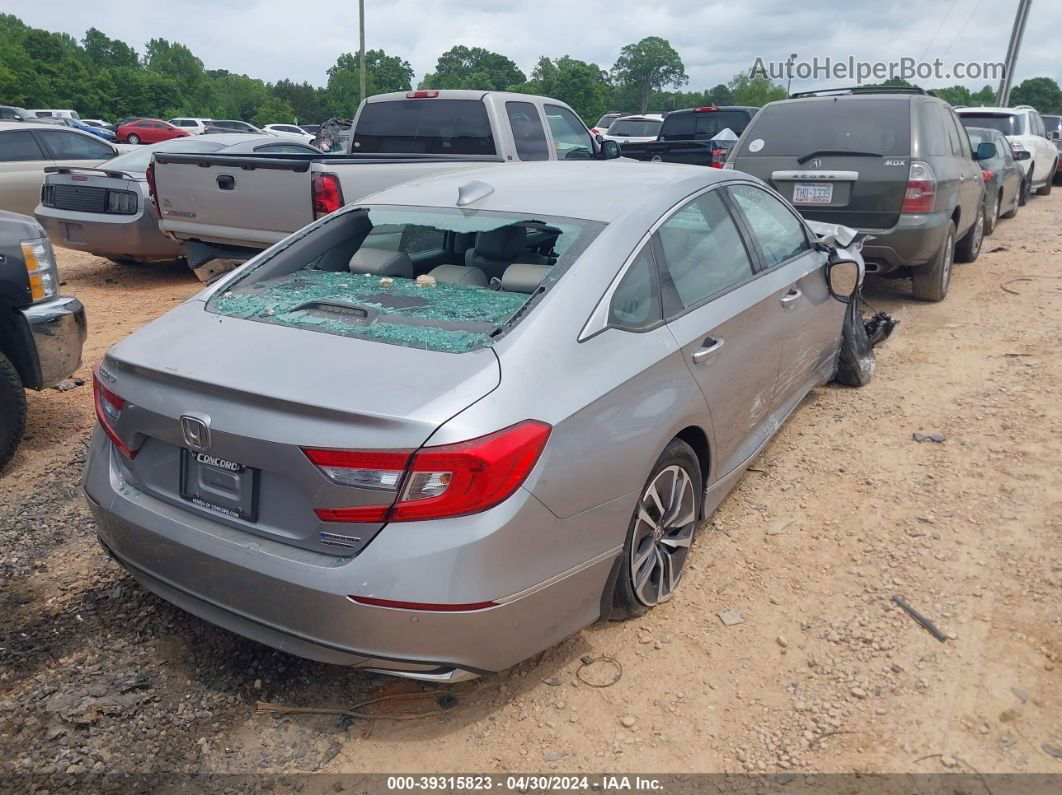 2020 Honda Accord Hybrid Touring Silver vin: 1HGCV3F96LA012286