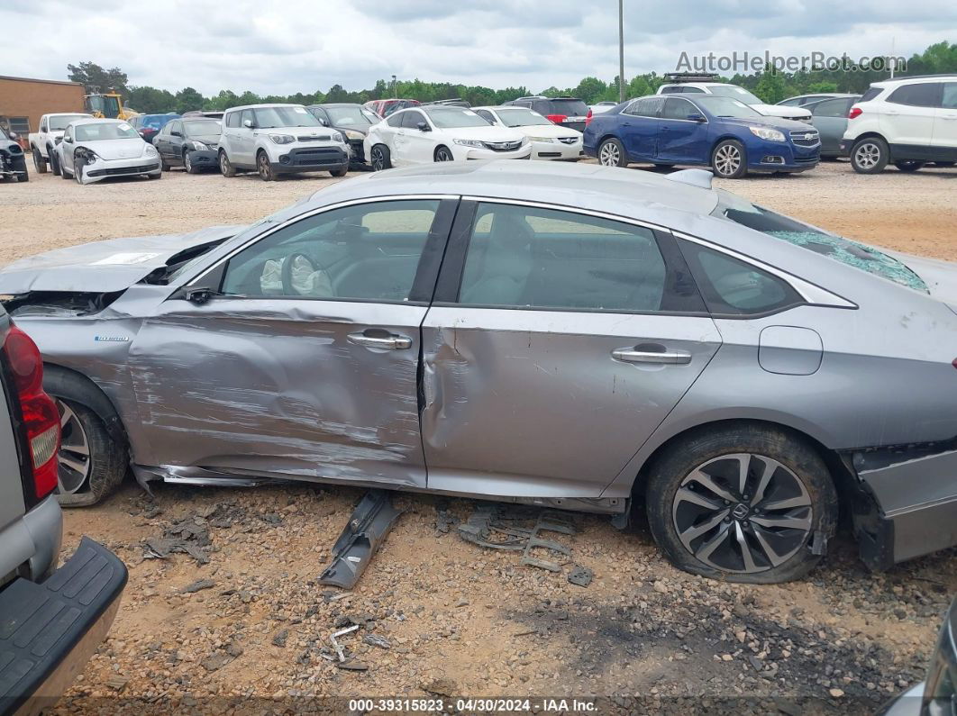 2020 Honda Accord Hybrid Touring Silver vin: 1HGCV3F96LA012286