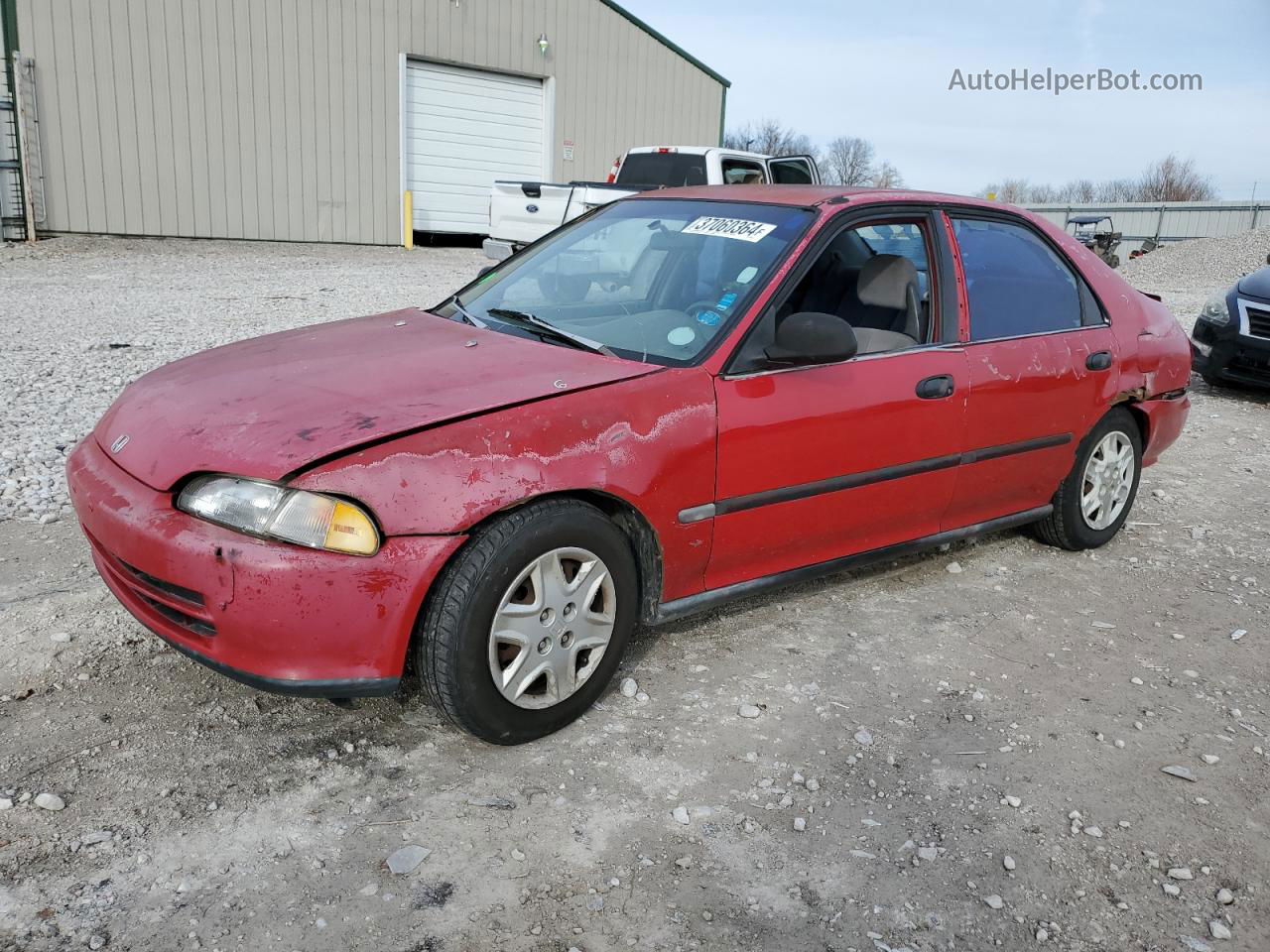 1995 Honda Civic Dx Red vin: 1HGEG8546SL033938