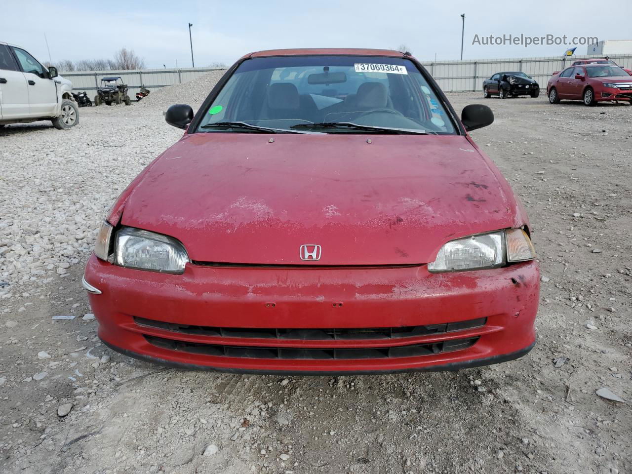 1995 Honda Civic Dx Red vin: 1HGEG8546SL033938