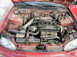 1995 Honda Civic Dx Red vin: 1HGEG8546SL033938