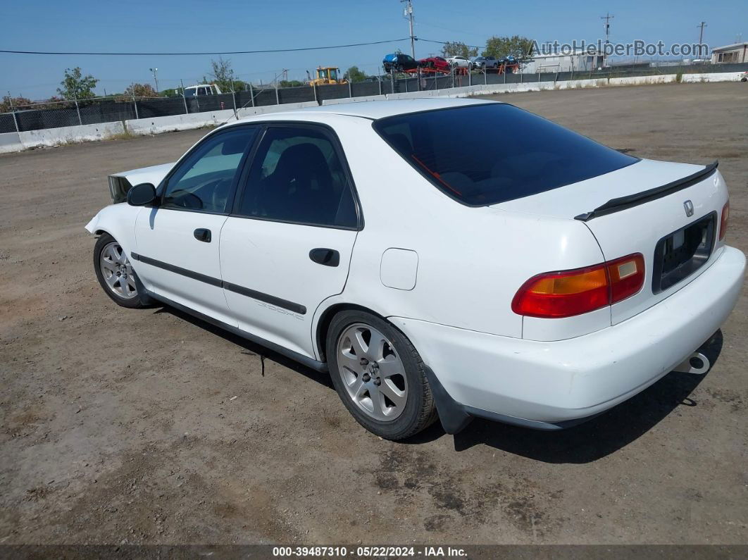 1995 Honda Civic Dx/lx White vin: 1HGEG8548SL063331