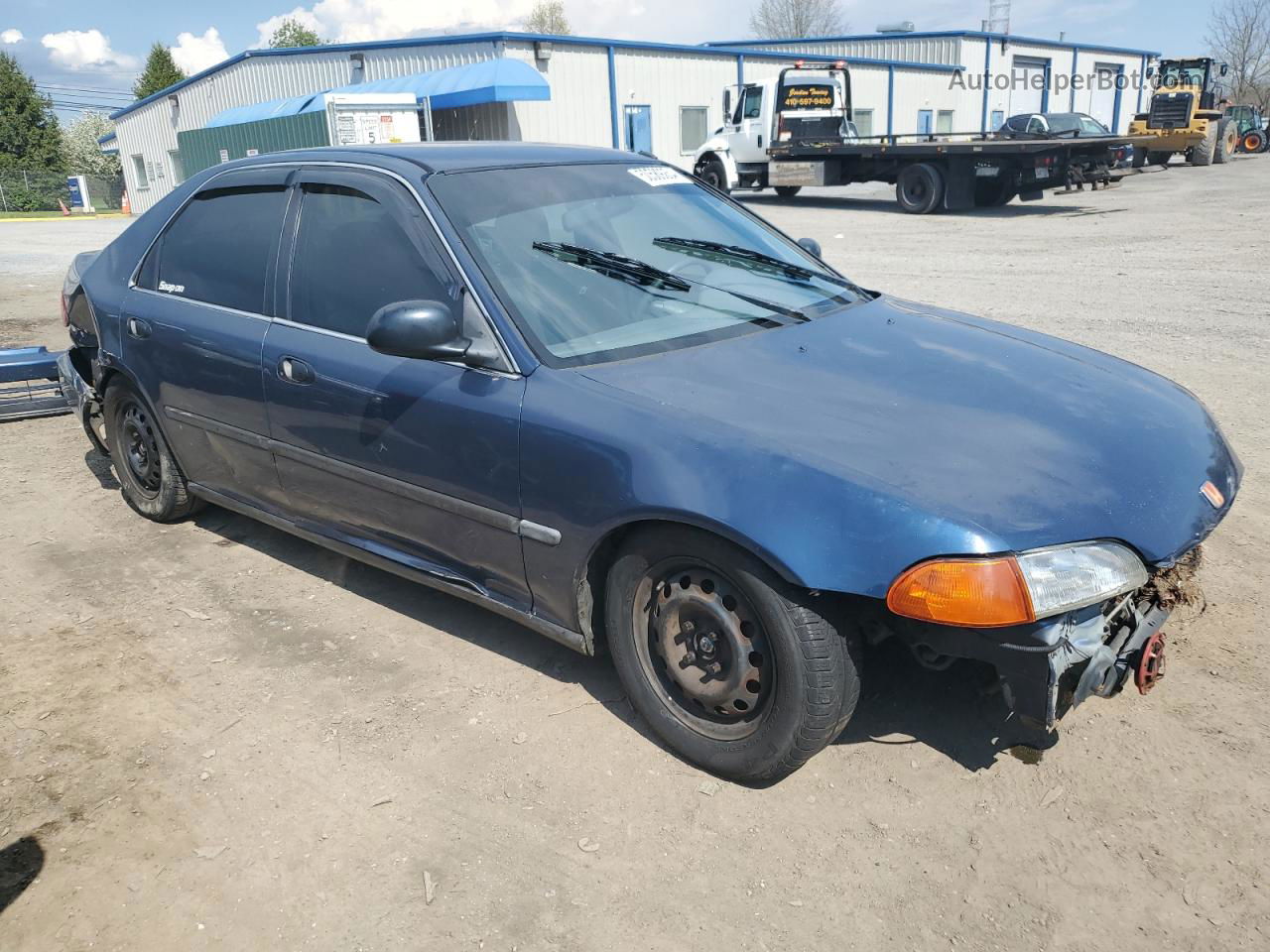 1995 Honda Civic Lx Blue vin: 1HGEG8554SL028844