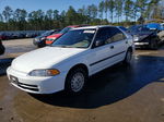 1995 Honda Civic Dx White vin: 1HGEG8643SL048623