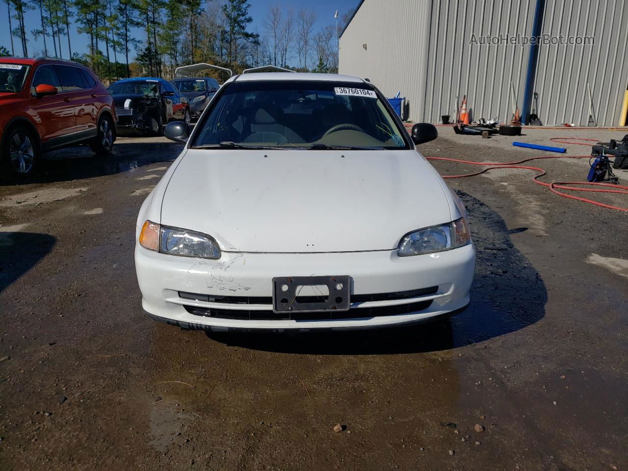 1995 Honda Civic Dx Белый vin: 1HGEG8643SL048623