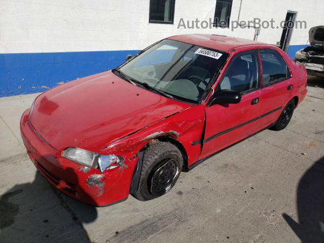 1995 Honda Civic Dx Red vin: 1HGEG8649SL011401