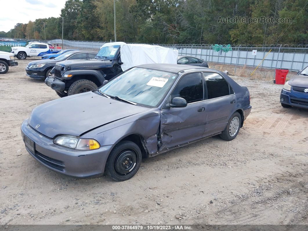 1995 Honda Civic Lx Gray vin: 1HGEG8650SL041492