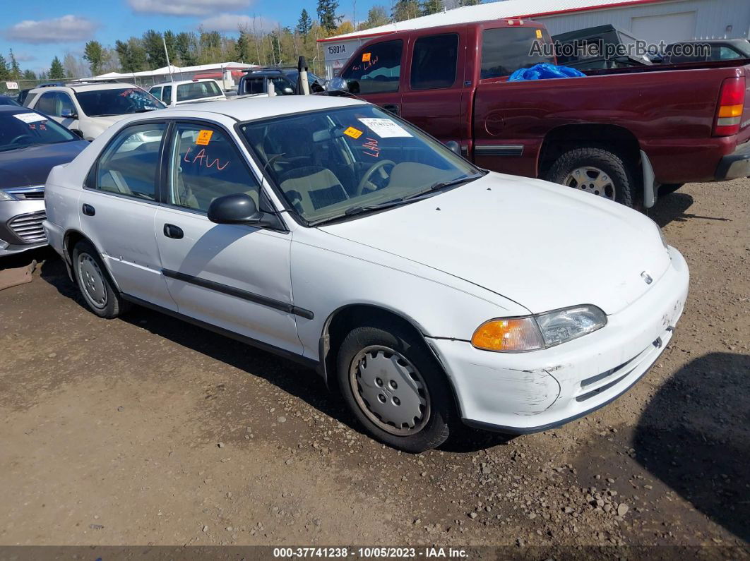 1994 Honda Civic Lx White vin: 1HGEG8652RL047532