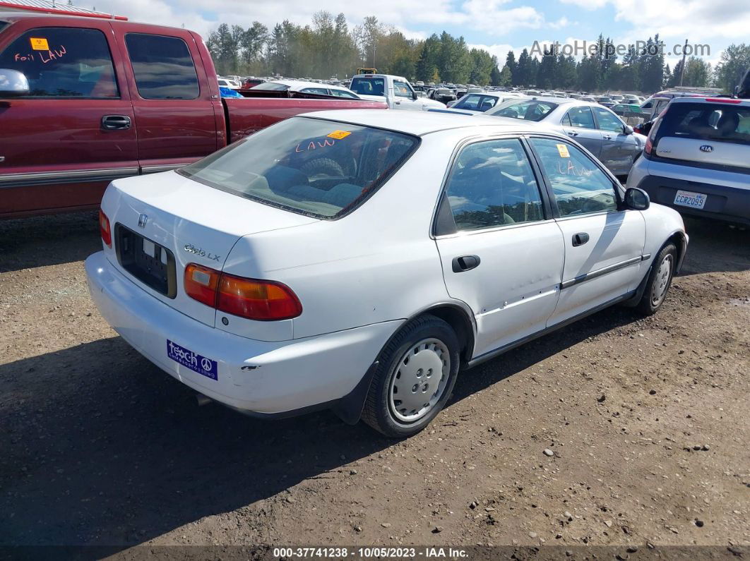 1994 Honda Civic Lx White vin: 1HGEG8652RL047532