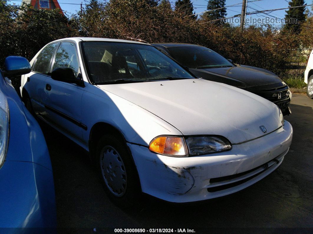 1994 Honda Civic Lx White vin: 1HGEG8652RL047532