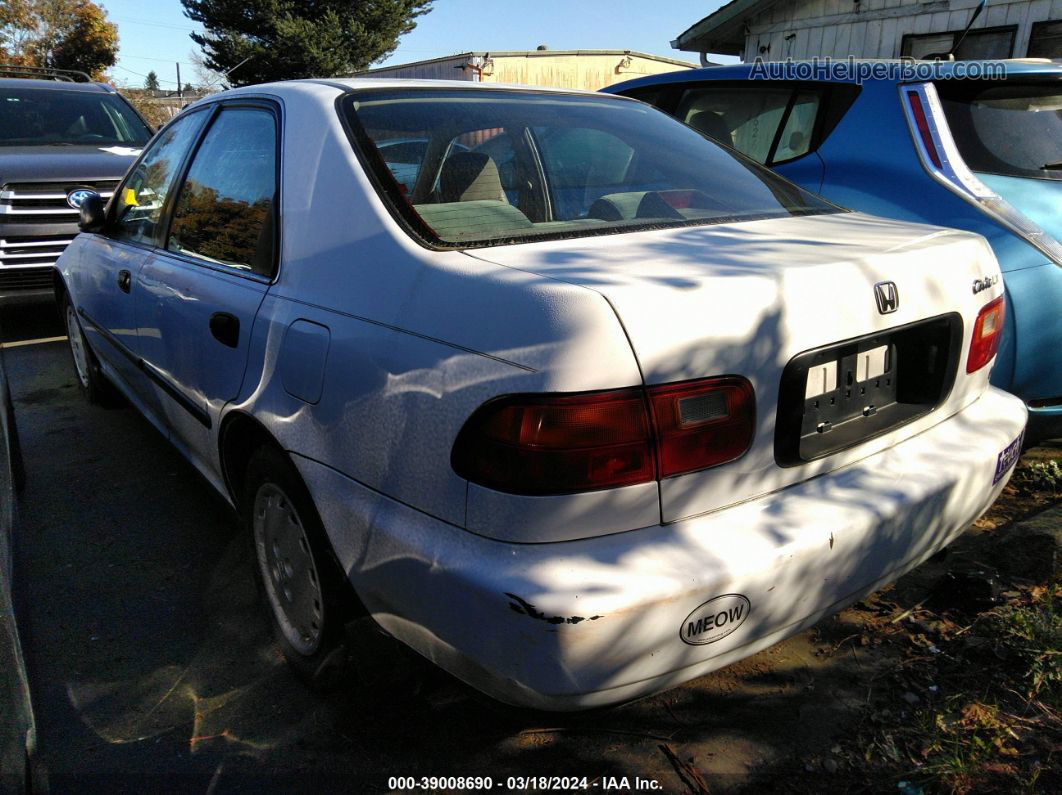 1994 Honda Civic Lx White vin: 1HGEG8652RL047532