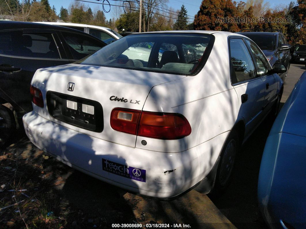 1994 Honda Civic Lx White vin: 1HGEG8652RL047532