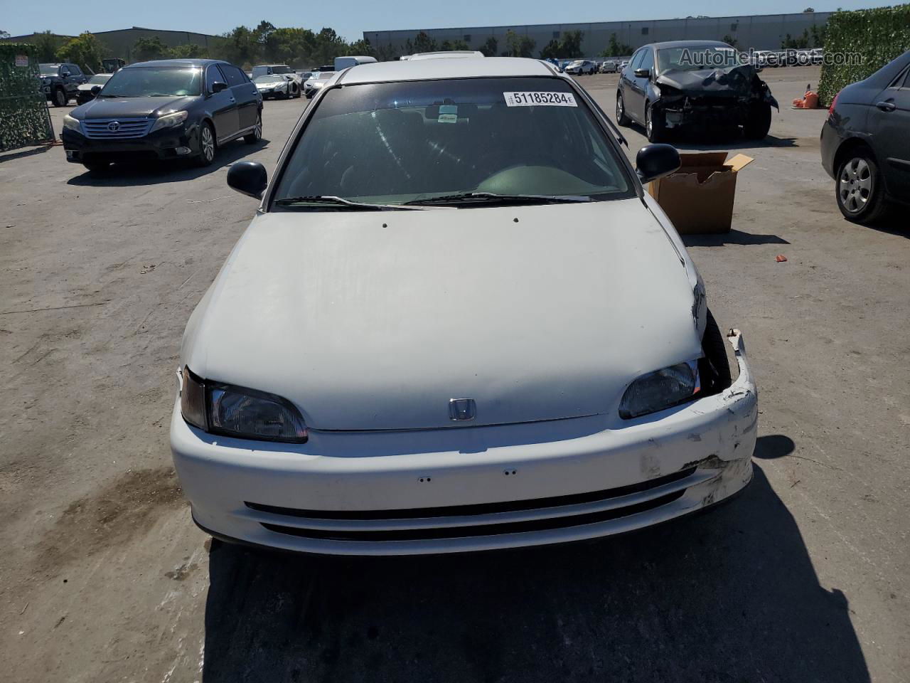 1993 Honda Civic Lx White vin: 1HGEG8653PL028890