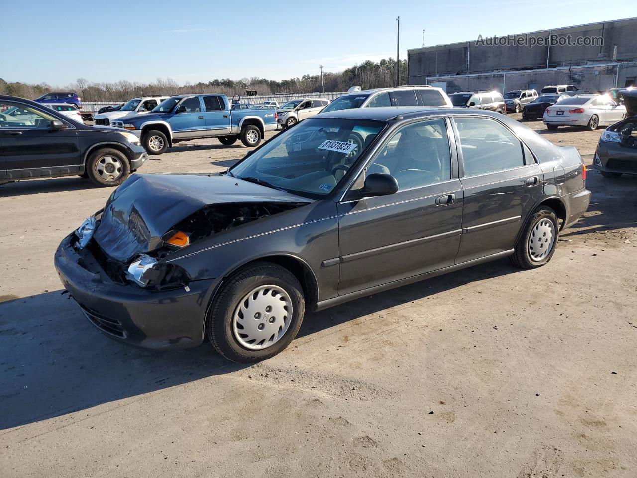 1993 Honda Civic Lx Black vin: 1HGEG8654PL016134