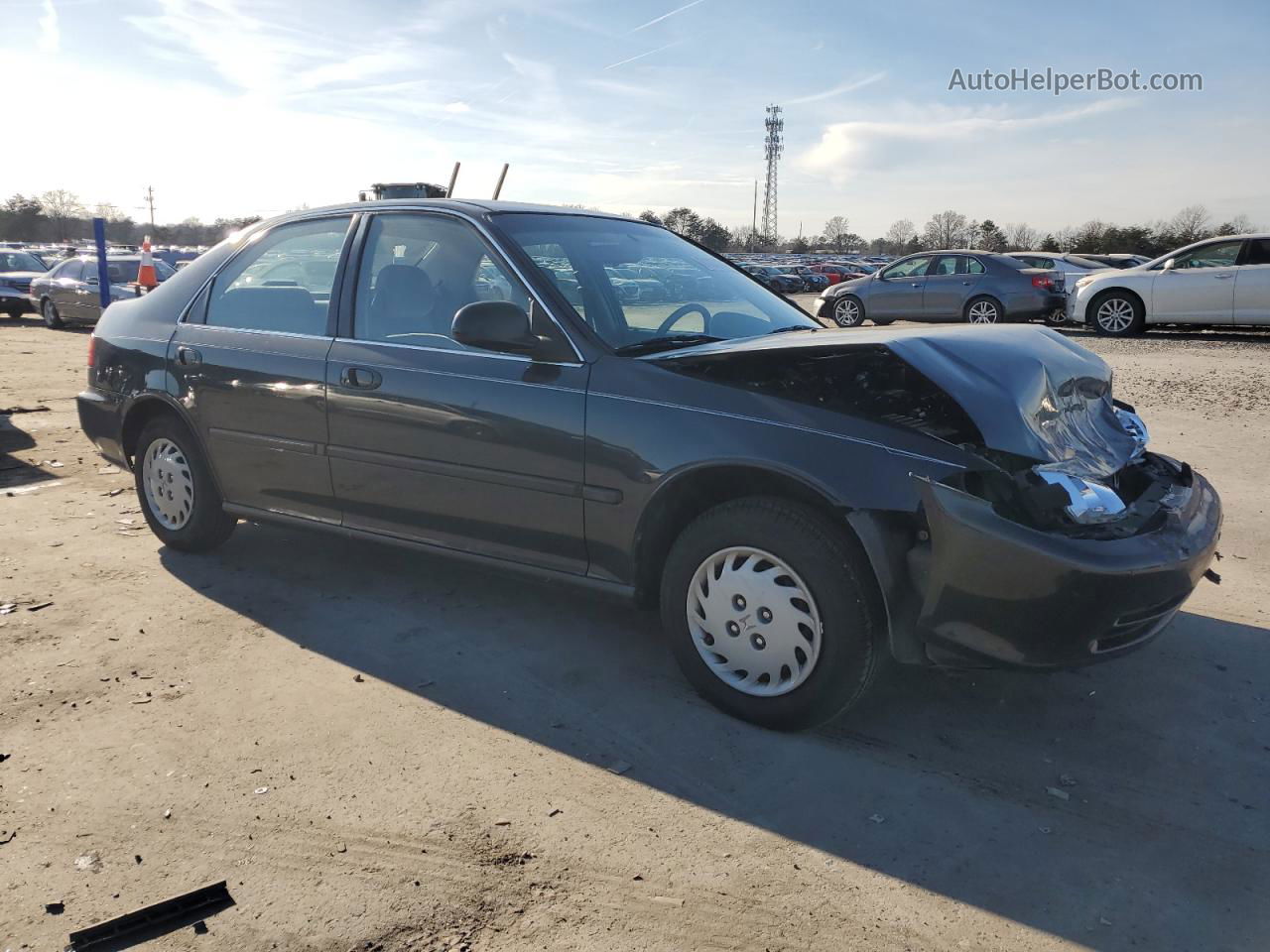 1993 Honda Civic Lx Black vin: 1HGEG8654PL016134