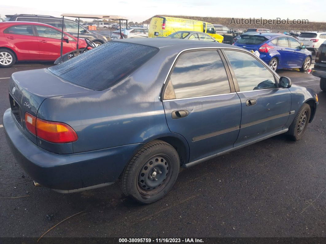 1995 Honda Civic Lx Blue vin: 1HGEG8655SL019925