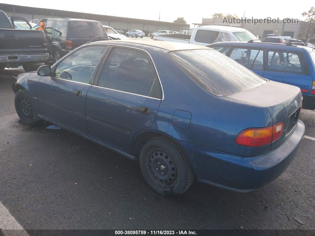 1995 Honda Civic Lx Blue vin: 1HGEG8655SL019925