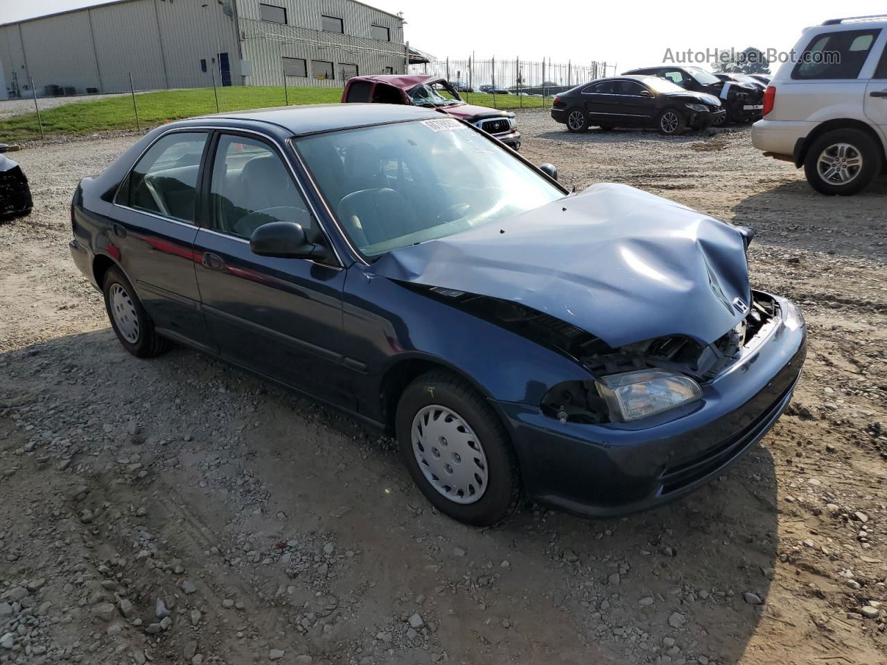 1993 Honda Civic Lx Синий vin: 1HGEG8656PL003630