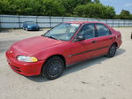 1995 Honda Civic Lx Red vin: 1HGEG8656SL055591