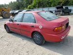 1995 Honda Civic Lx Red vin: 1HGEG8656SL055591