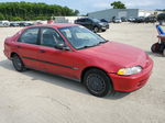 1995 Honda Civic Lx Red vin: 1HGEG8656SL055591