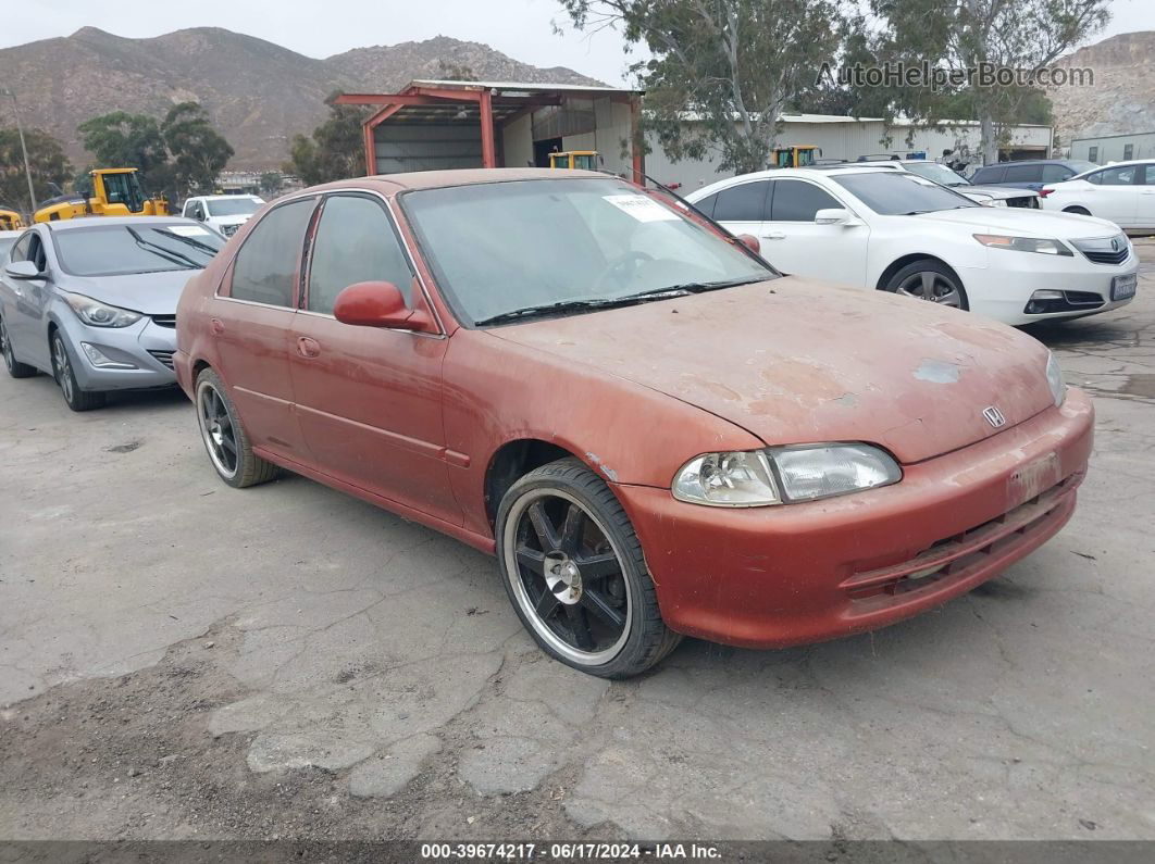 1994 Honda Civic Lx Orange vin: 1HGEG8669RL030249