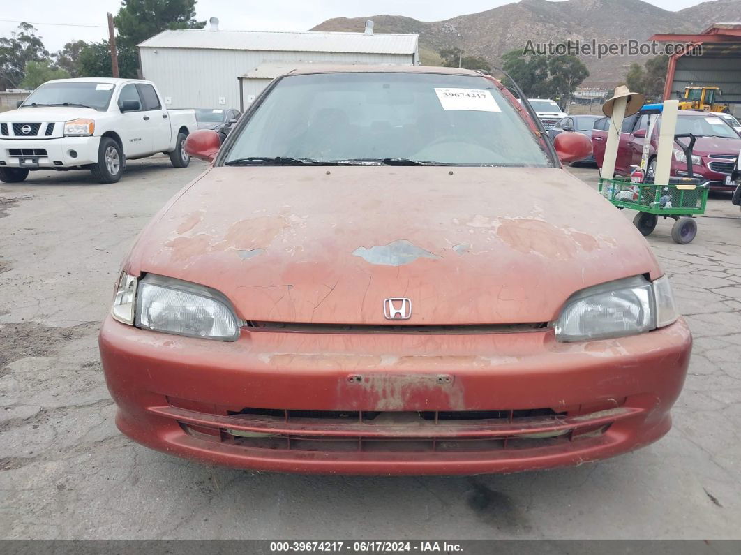 1994 Honda Civic Lx Orange vin: 1HGEG8669RL030249