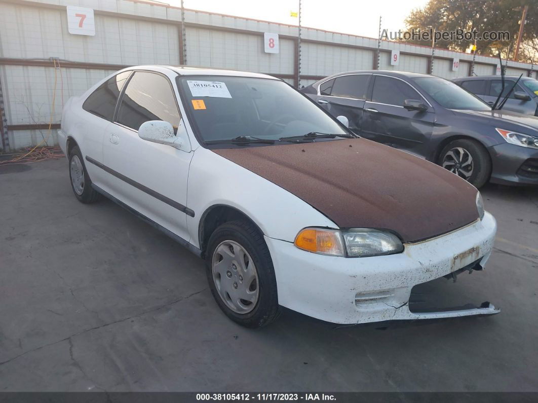 1994 Honda Civic Ex White vin: 1HGEJ1120RL006161