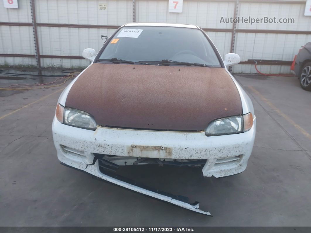 1994 Honda Civic Ex White vin: 1HGEJ1120RL006161