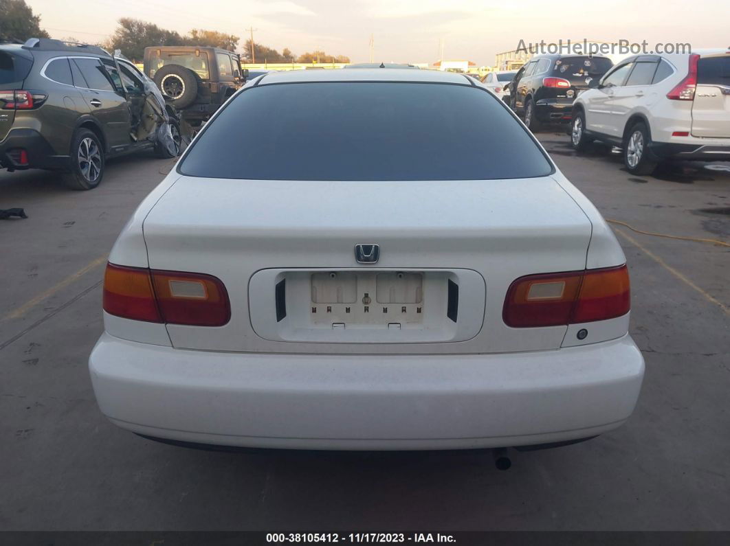 1994 Honda Civic Ex White vin: 1HGEJ1120RL006161