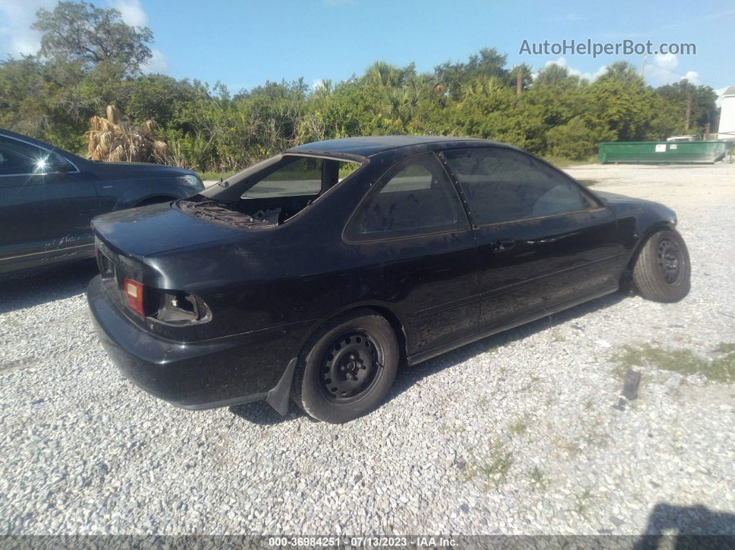 1995 Honda Civic Ex Black vin: 1HGEJ1122SL061622