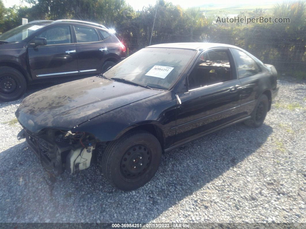 1995 Honda Civic Ex Black vin: 1HGEJ1122SL061622