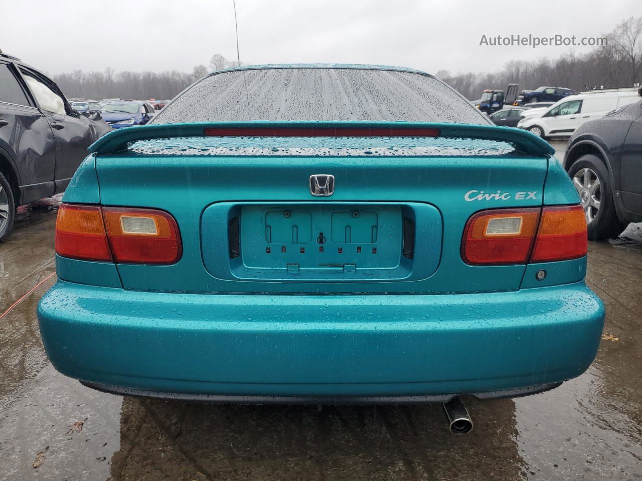 1994 Honda Civic Ex Teal vin: 1HGEJ1123RL019471