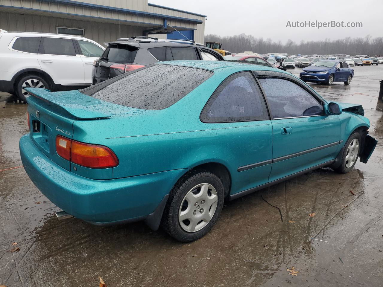 1994 Honda Civic Ex Teal vin: 1HGEJ1123RL019471