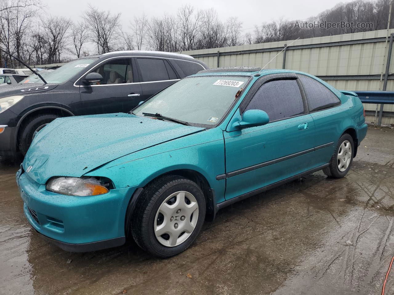 1994 Honda Civic Ex Teal vin: 1HGEJ1123RL019471