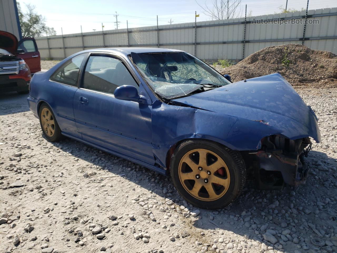 1994 Honda Civic Ex Blue vin: 1HGEJ1126RL033994