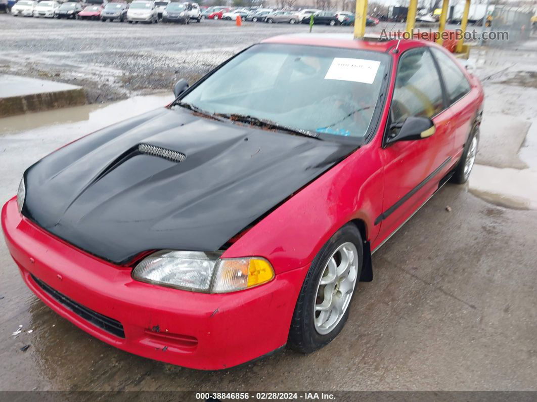 1995 Honda Civic Ex Red vin: 1HGEJ1127SL065858