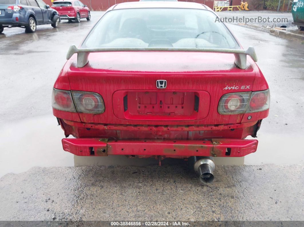 1995 Honda Civic Ex Red vin: 1HGEJ1127SL065858