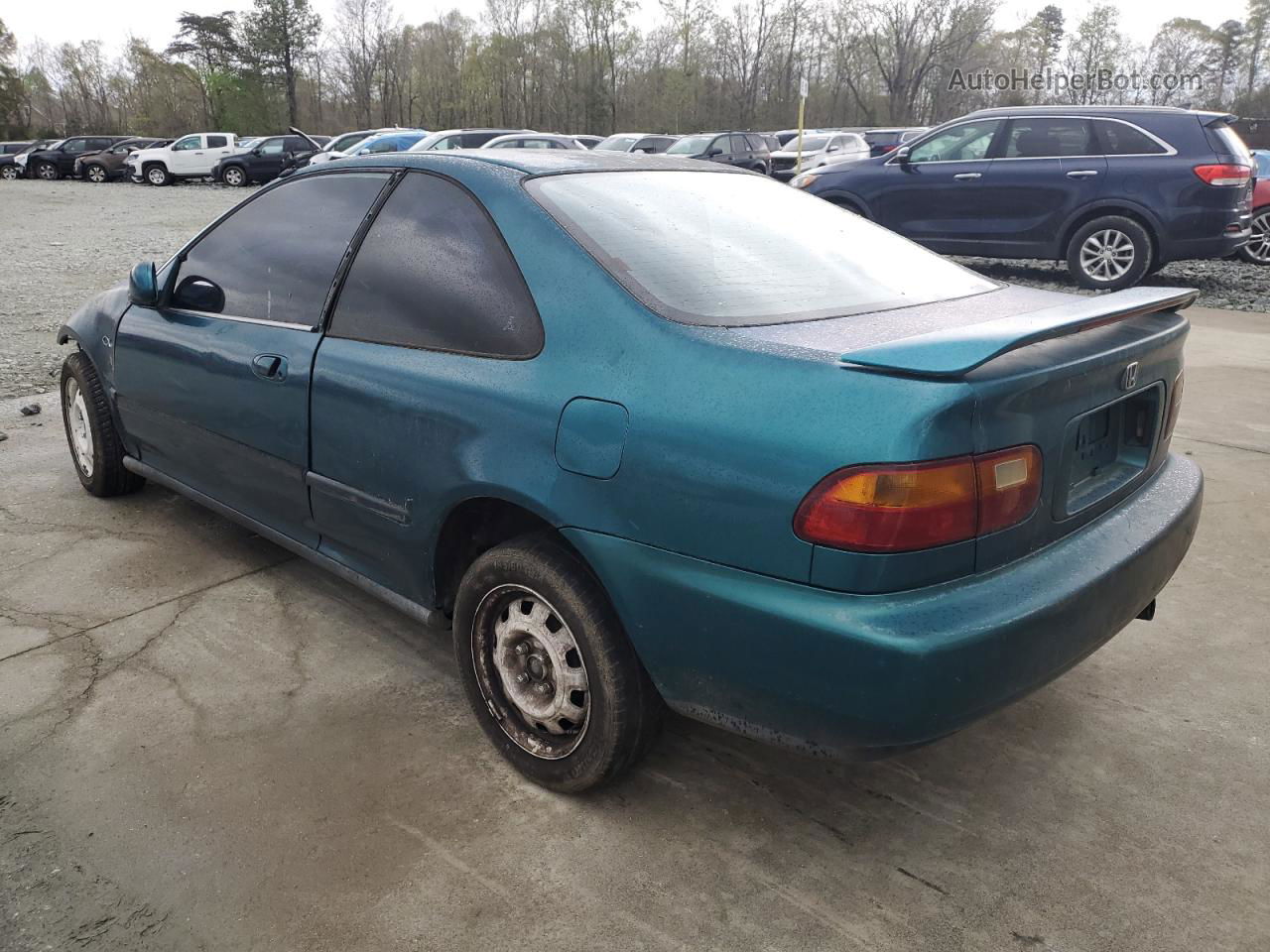 1995 Honda Civic Ex Teal vin: 1HGEJ112XSL004620