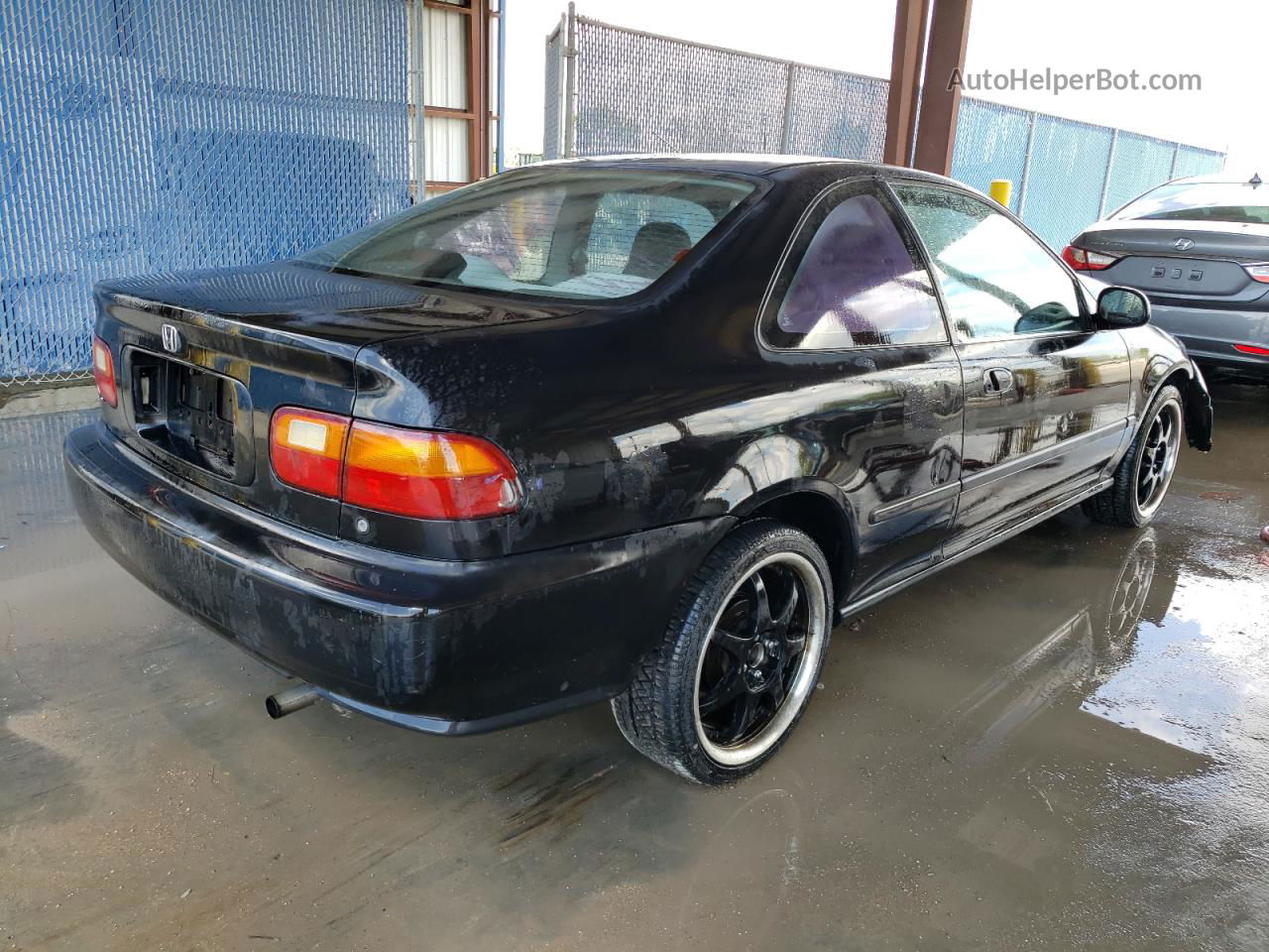 1995 Honda Civic Ex Gray vin: 1HGEJ112XSL027394