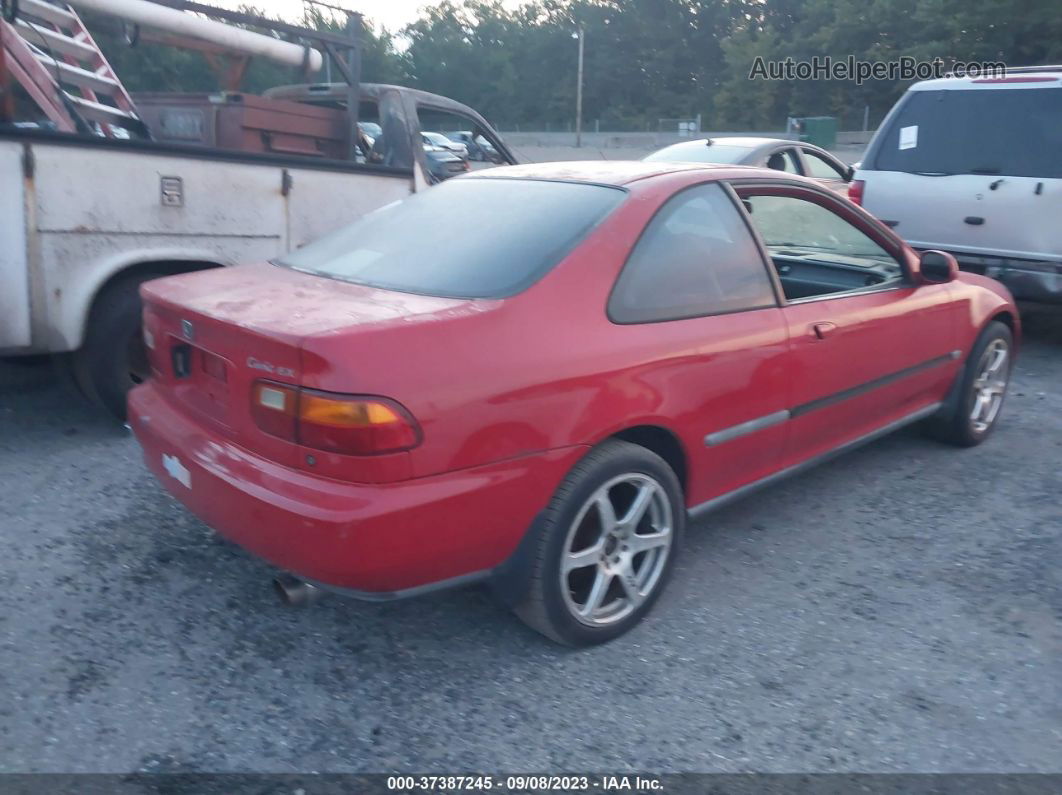 1994 Honda Civic Ex Red vin: 1HGEJ1135RL036409