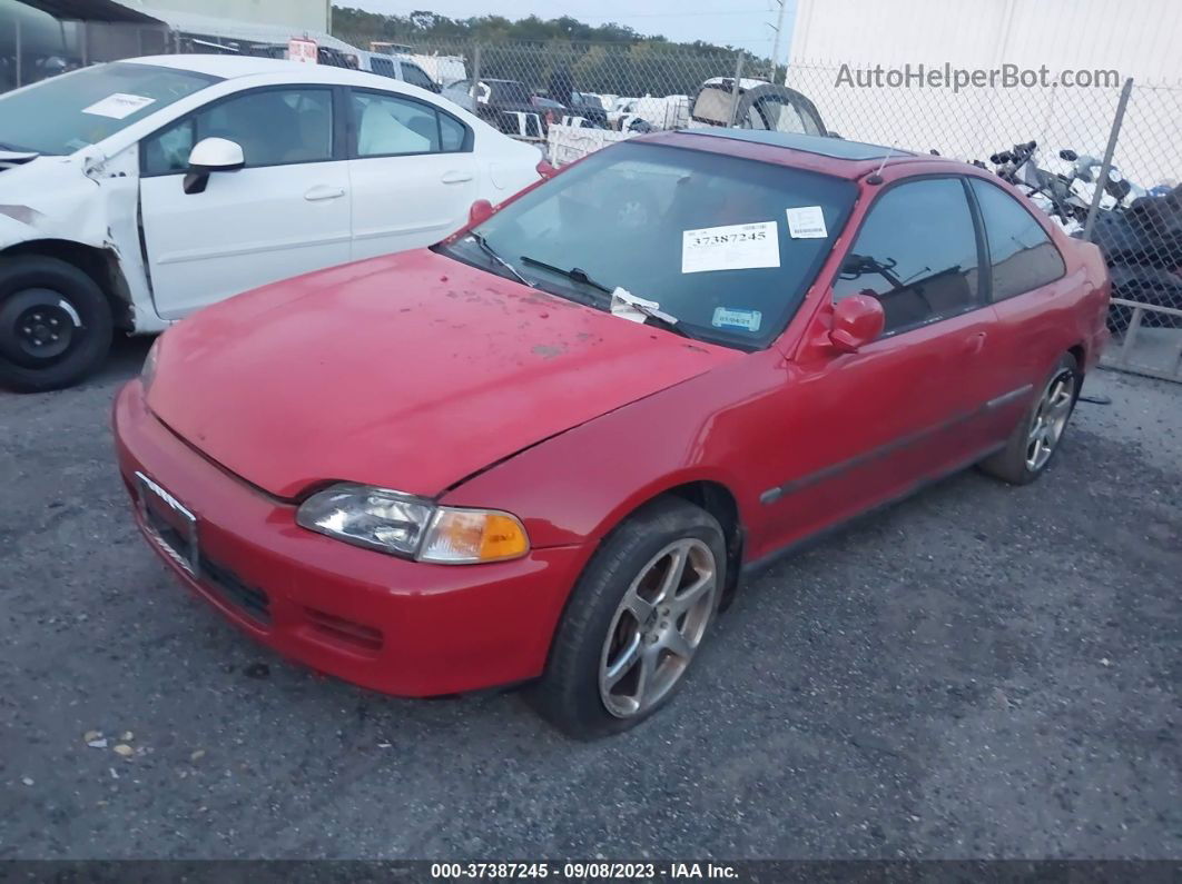 1994 Honda Civic Ex Red vin: 1HGEJ1135RL036409