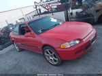 1994 Honda Civic Ex Red vin: 1HGEJ1135RL036409