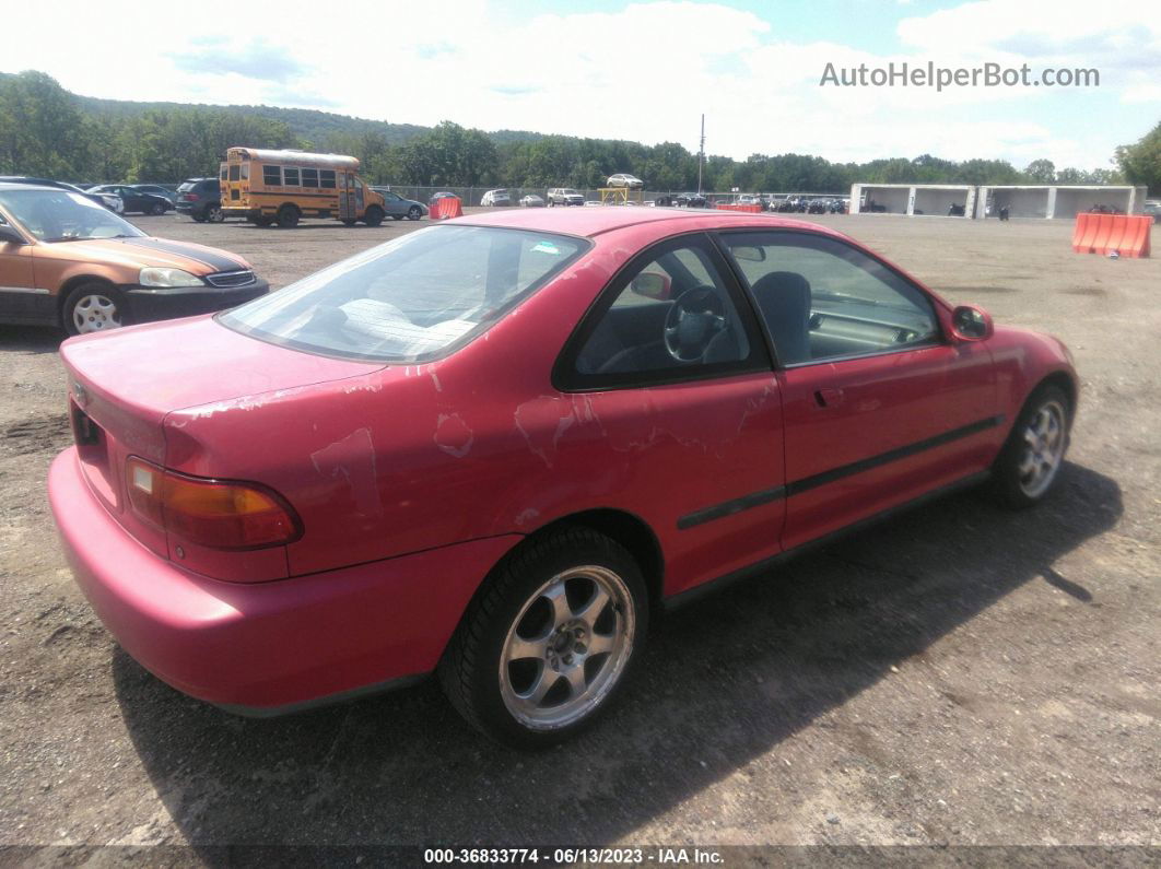 1993 Honda Civic Ex Красный vin: 1HGEJ1150PL018267