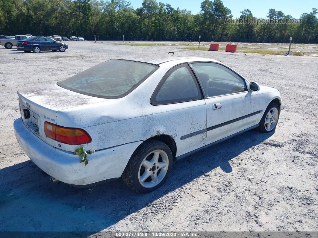 1993 Honda Civic Ex White vin: 1HGEJ1164PL051538