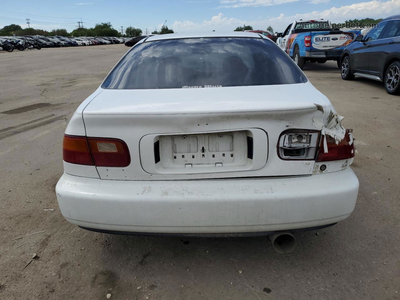 1993 Honda Civic Ex White vin: 1HGEJ1165PL029905