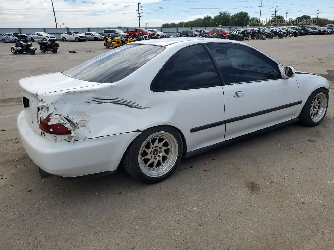 1993 Honda Civic Ex White vin: 1HGEJ1165PL029905