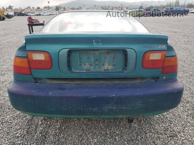 1995 Honda Civic Ex Green vin: 1HGEJ1220SL058653